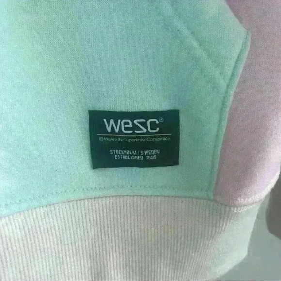 We Are The Superlative Conspiracy WESC Thrills Pastel Hoodie Sweatshirt unisex - Picture 4 of 8